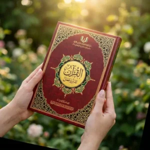 كتاب القرآن تدبر وعمل أكبر مقاس (20 × 29 سم)