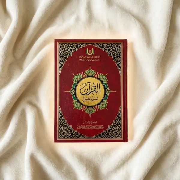 كتاب القرآن تدبر وعمل أكبر مقاس (20 × 29 سم)