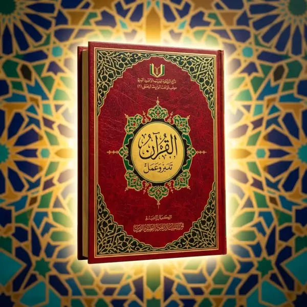 كتاب القرآن تدبر وعمل أكبر مقاس (20 × 29 سم)