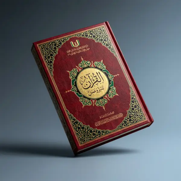 كتاب القرآن تدبر وعمل أكبر مقاس (20 × 29 سم)